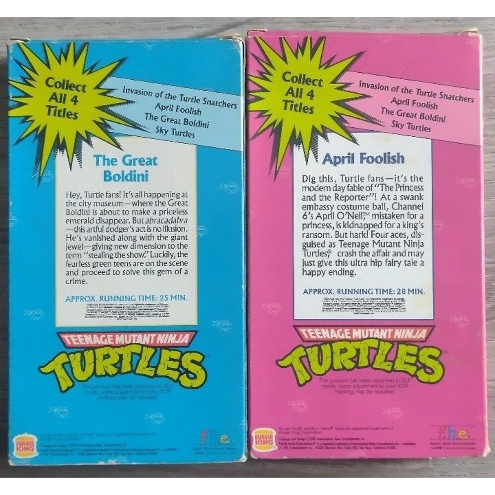 Teenage Mutant Ninja Turtles Vintage VHS - Picture 4 of 6